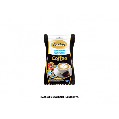 BALA - RICLAN - 23g POCKET ZERO ACUCAR CAFE